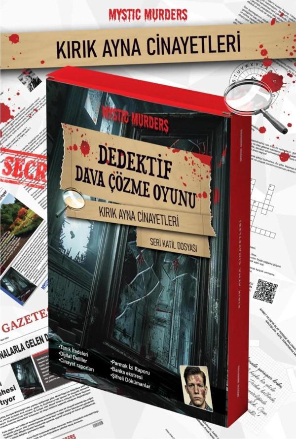 Kırık Ayna Cinayetleri Dedektif Oyunu - Dava Çözme Oyunu - Suç Çözme Oyunu - Cinayet Oyunu Cinayet Ç - Image 1