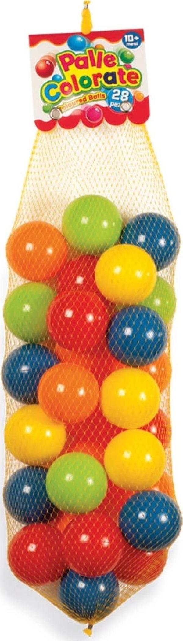 Oyun Havuz Topu 28'li Filede (7 mm.) - Oyun Topları - Havuz Topları - Renkli Toplar - Image 1