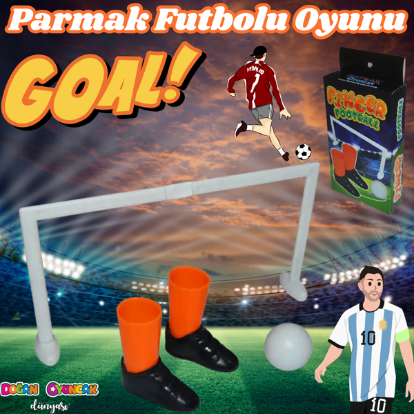Parmak Futbolu - Futbol Maçı Oyuncak - Futbol Oyuncakları - Parmak Futbol Oyunu - Langırt Oyuncaklar - Image 1