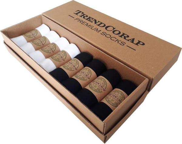 Premium Serisi Dikişsiz Bambu Kadın Spor Kısa Bilek Patik Çorap 8'li Özel Kutusunda - Image 1