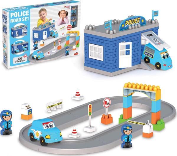 Polis Yol Seti - Lego Oyuncağı - Lego Setleri - Bloklar - Lego Seti - Yarış Seti - Image 1