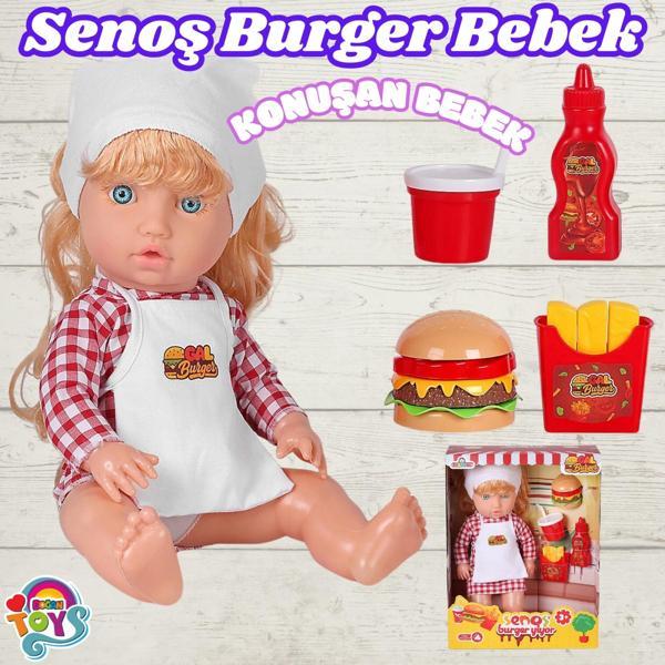 Senoş Burger Yiyor - Türkçe Konuşan Senoş Et Bebek - Konuşan Bebek - Senoş Bebek - Burger Et Bebek - - Image 1