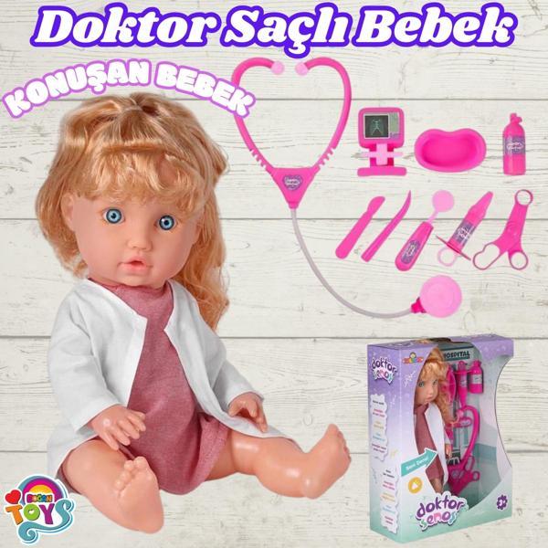 Senoş Doktor Bebek - Türkçe Konuşan Senoş Et Bebek - Konuşan Bebek - Senoş Bebek - Hemşire Et Bebek  - Image 1