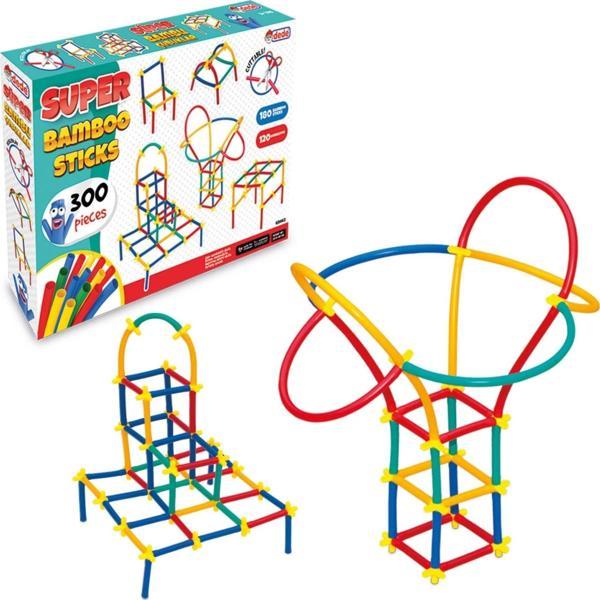 Süper Bambu Çubuklar (300 Parça) - Lego Setleri - Borular Lego - Plastik Çubuklar - Image 1