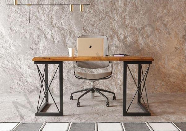 NTCollection Masif Ağaç Ofis Ve Çalışma Masası 75 cm - 180 cm - Image 1