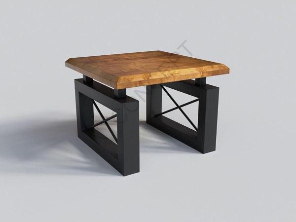 NTCollection Ena Masif Ahşap Sehpa ( 80 cm - 80 cm - h44 cm )  - Image 1