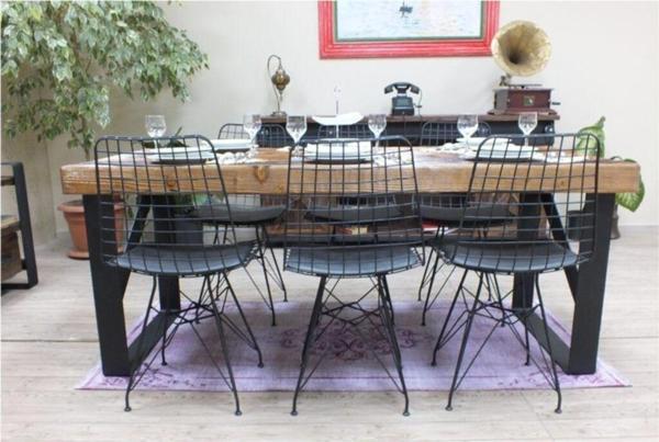 NTCollection Masif Ağaç Yemek Masası - 100 cm - 200 cm Masa - Image 1