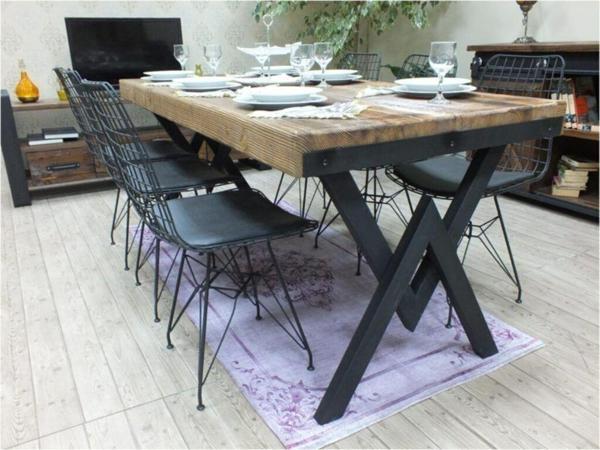 NTCollection Masif Ağaç Yemek Masası - Masa - Image 1