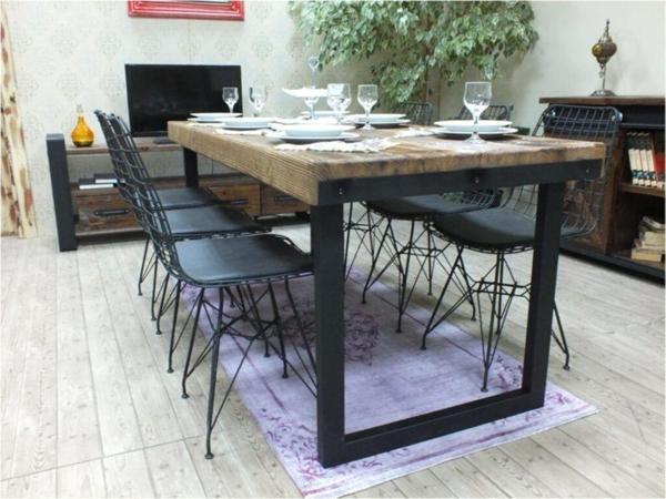 NTCollection Masif Ağaç Yemek Masası - Masa - Image 1