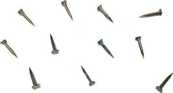 Klips, Menteşe, Ayağı Çivisi 9mm Çelik - Nikel 100gr TdrTR - Image 1