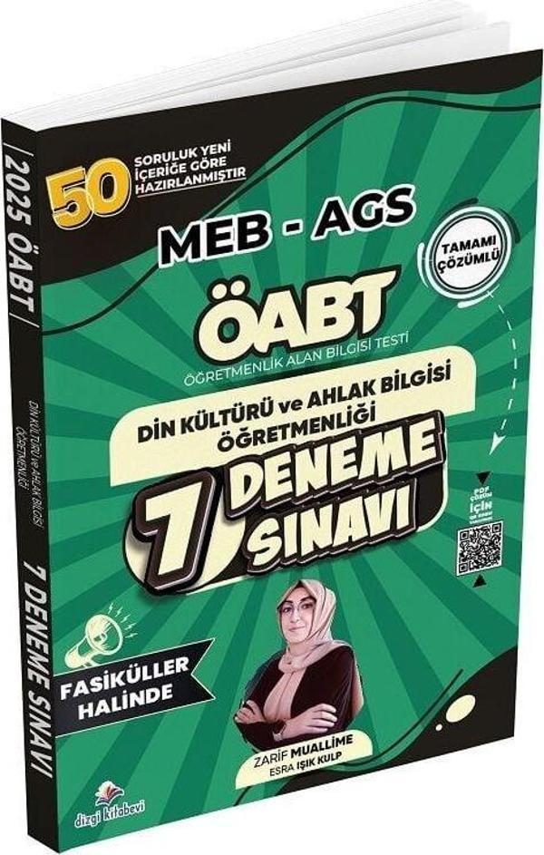 Dizgi Kitap ÖABT MEB-AGS DKAB Öğretmenliği 7 Deneme Fasikül Çözümlü Dizgi Kitap - Dizgi Kitap Yayınları - Image 1