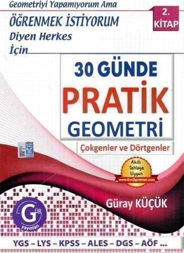 Gür Yayınları 30 Günde Pratik Geometri 2. Kitap - Gür Yayınları - Image 1