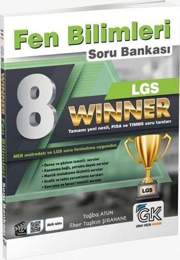Gür Yayınları 8. Sınıf LGS Fen Bilimleri Winner Soru Bankası - Gür Yayınları - Image 1