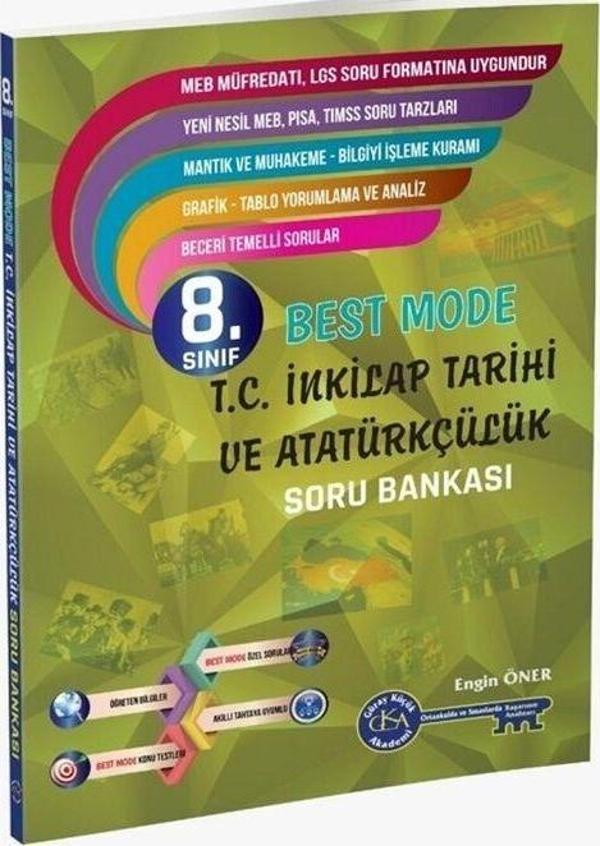 Gür Yayınları 8. Sınıf T.C. İnkılap Tarihi ve Atatürkçülük Best Mode Soru Bankası - Gür Yayınları - Image 1