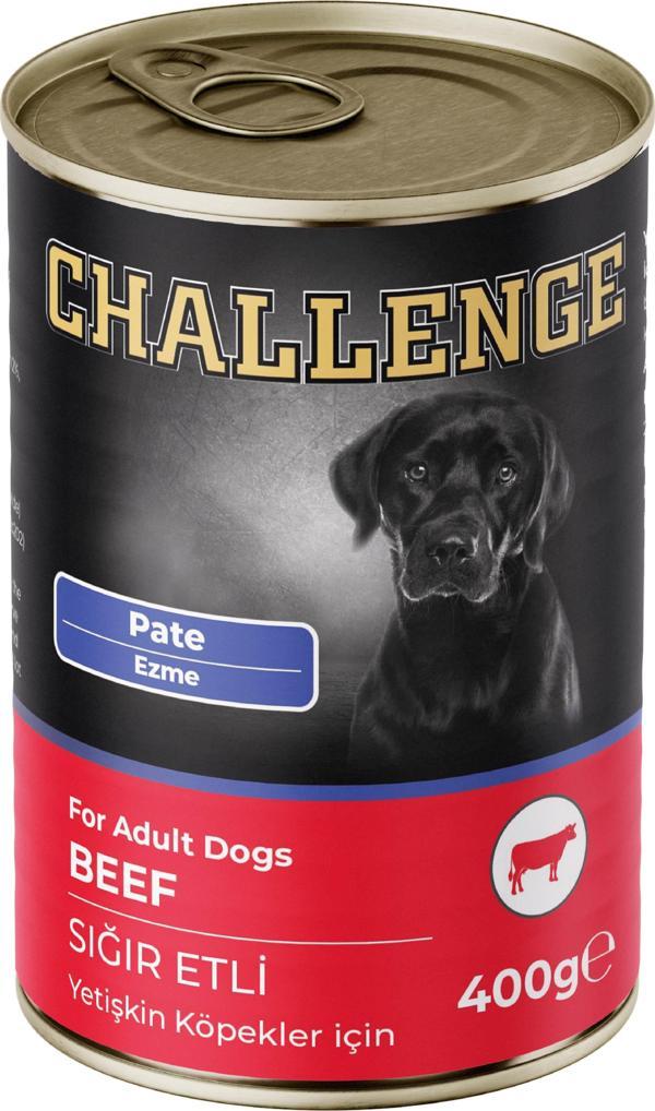 Challenge Pate Sığır Etli Yetişkin Köpek Konservesi 400 gr - Image 1