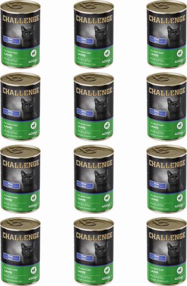 Challenge Pate Kuzu Etli Yetişkin Kedi Konservesi 400 gr x 12 Adet - Image 1