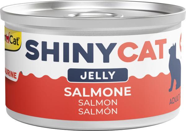 Gimcat Shinycat Jelly (Jöle içinde) Somon Balıklı Kedi Konservesi 70gr - Image 1