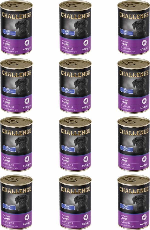 Challenge Pate Kuzu Etli Yavru Köpek Konservesi 400 gr x 12 Adet - Image 1