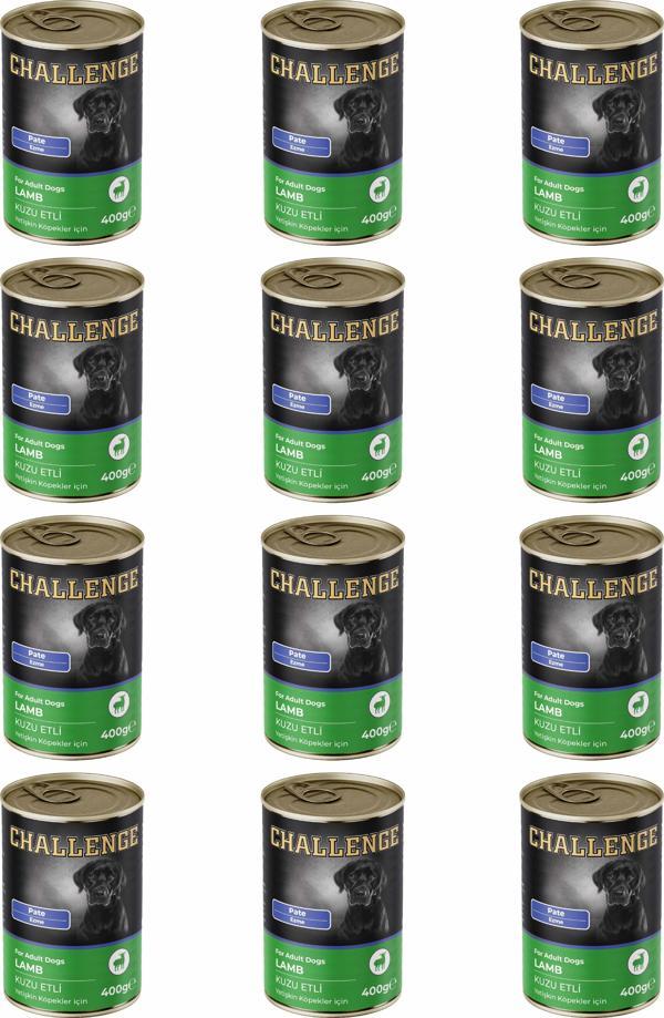 Challenge Pate Kuzu Etli Yetişkin Köpek Konservesi 400 gr x 12 Adet - Image 1