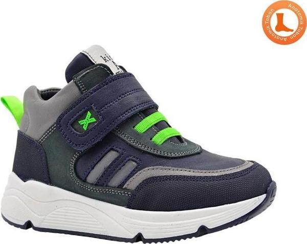 Extreme Tek Cırtlı Deri Erkek Çocuk Bot Lacivert - Image 1