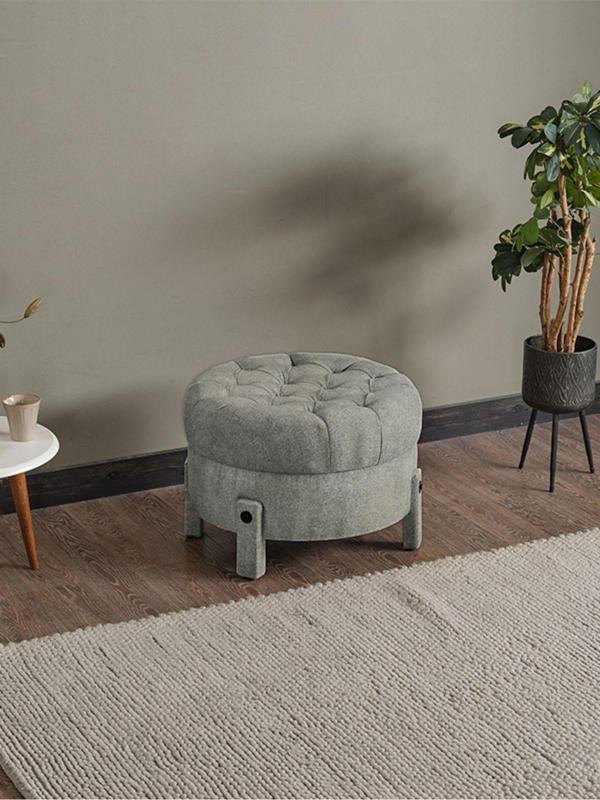Meşe Home King Renk Seçenekli Modern Tasarımlı Konforlu Puf  - Image 1