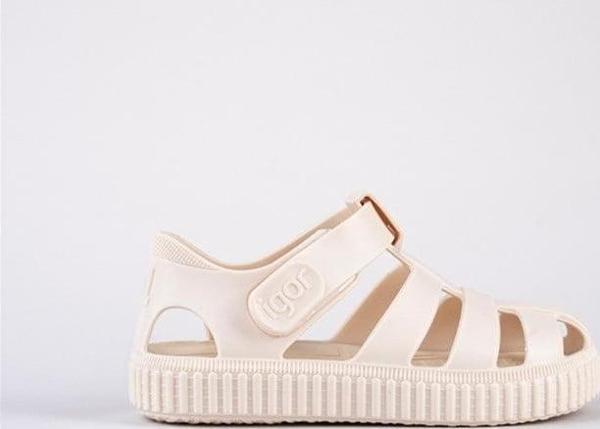 S10292 Nico Mc İgor Marka Unisex Çocuk Sandalet Krem - Image 1