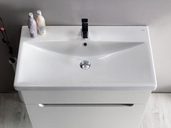 Turkuaz Elite Etajerli Lavabo 80X45 Cm Beyaz - Image 1
