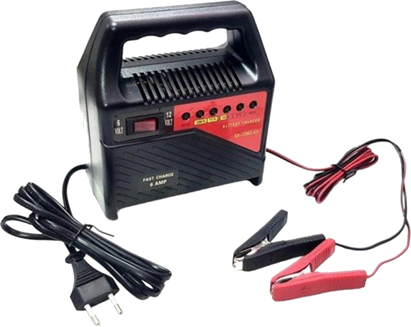 12 Volt - 6 Volt 6 Amper Led Göstergeli Akü Şarj Cihazı - Image 1