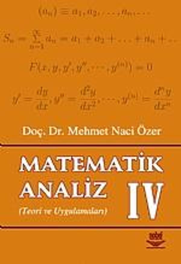 Matematik Analiz IV - Nobel Yayınevi - Image 1