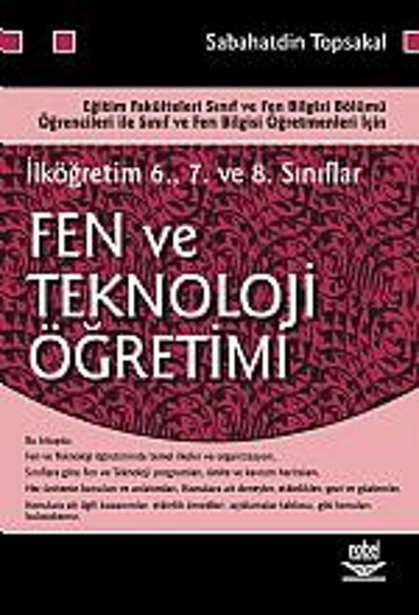 Fen ve Teknoloji Öğretimi (İlk Öğretim 6-8) - Nobel Yayınevi - Image 1