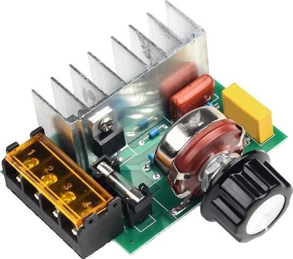 AC 220V 4000W Dimmer Motor Hız Kontrol Devresi Dimmer - Image 1