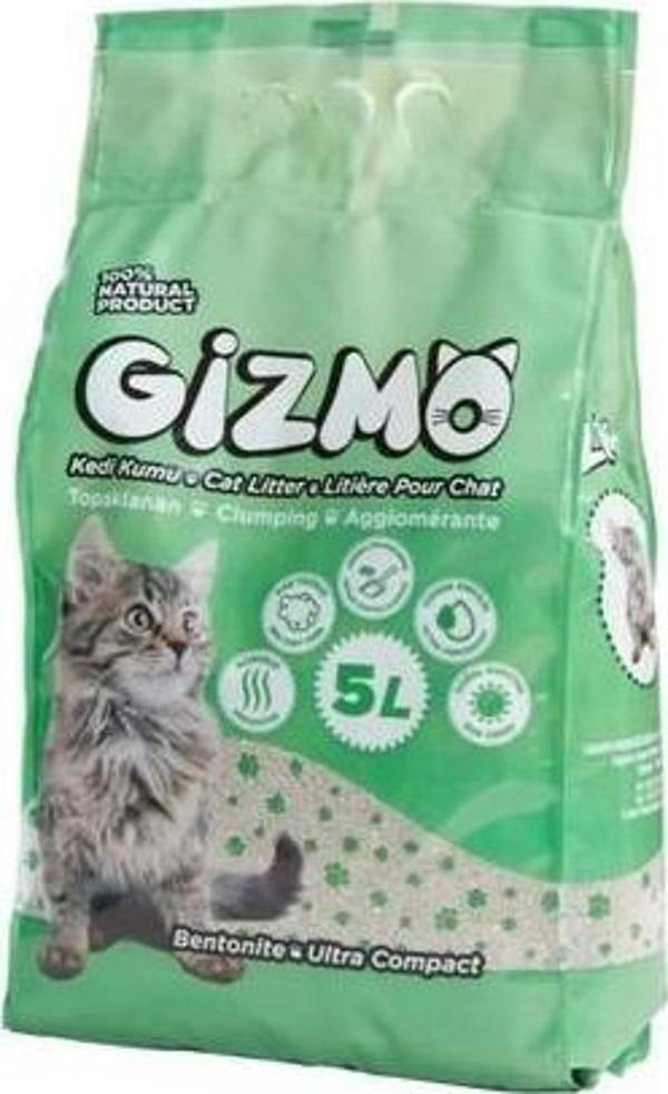 Gizmo Topaklanan İnce Taneli Kedi Kumu 5 L - Image 1