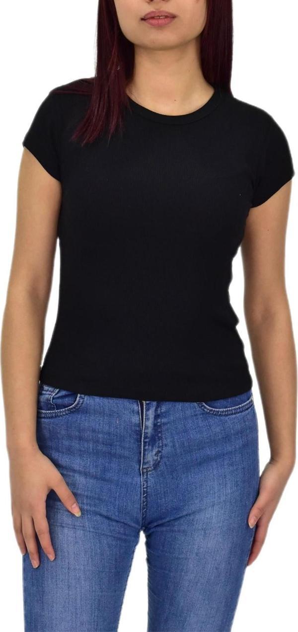 Kadın Fitilli Body Tişört  BGL-ST04232 - Image 1