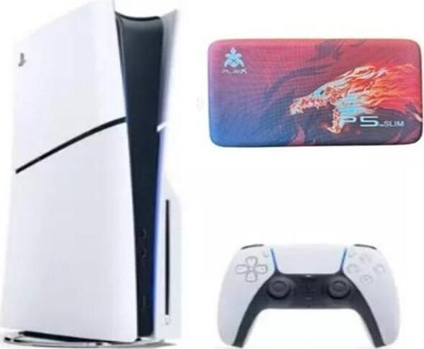 Sony Playstation 5 Slim 1 TB Standart Edition Oyun Konsolu+ Sony Playstation 5 Taşıma Çantası Kırmızı Desenli - Image 1