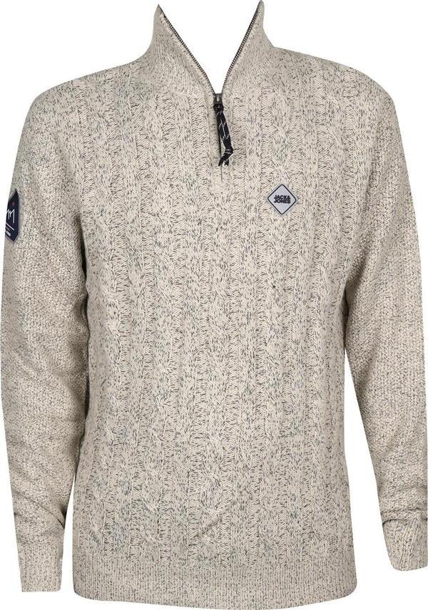 Jack&Jones ERKEK SWEATSHIRT 12158009-SILVER - Image 1