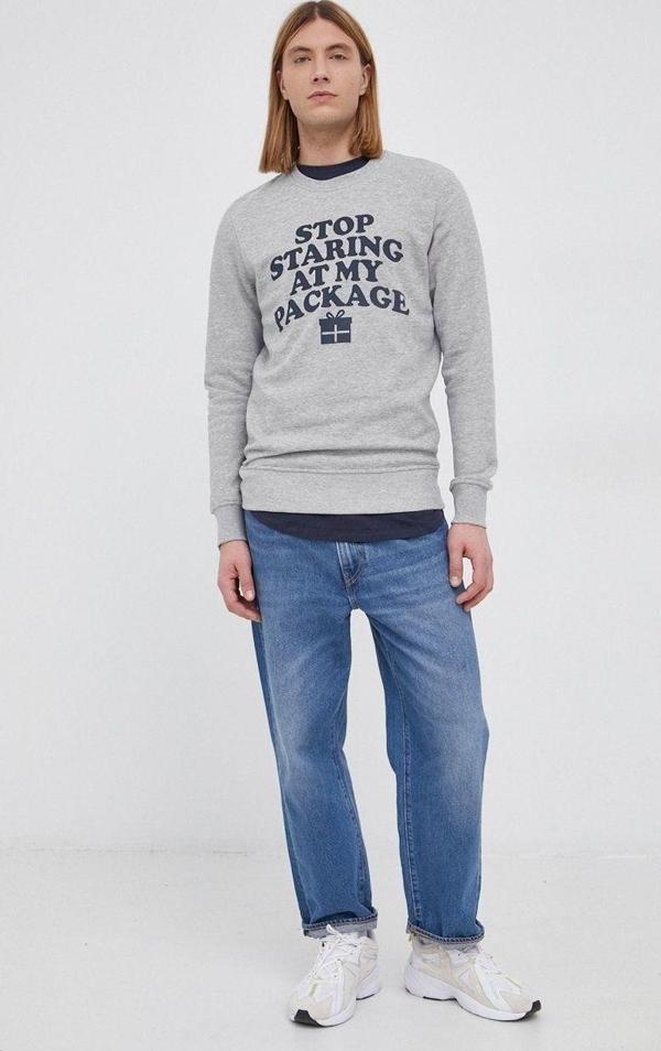 Jack&Jones ERKEK SWEATSHIRT 12198356-GREY - Image 1