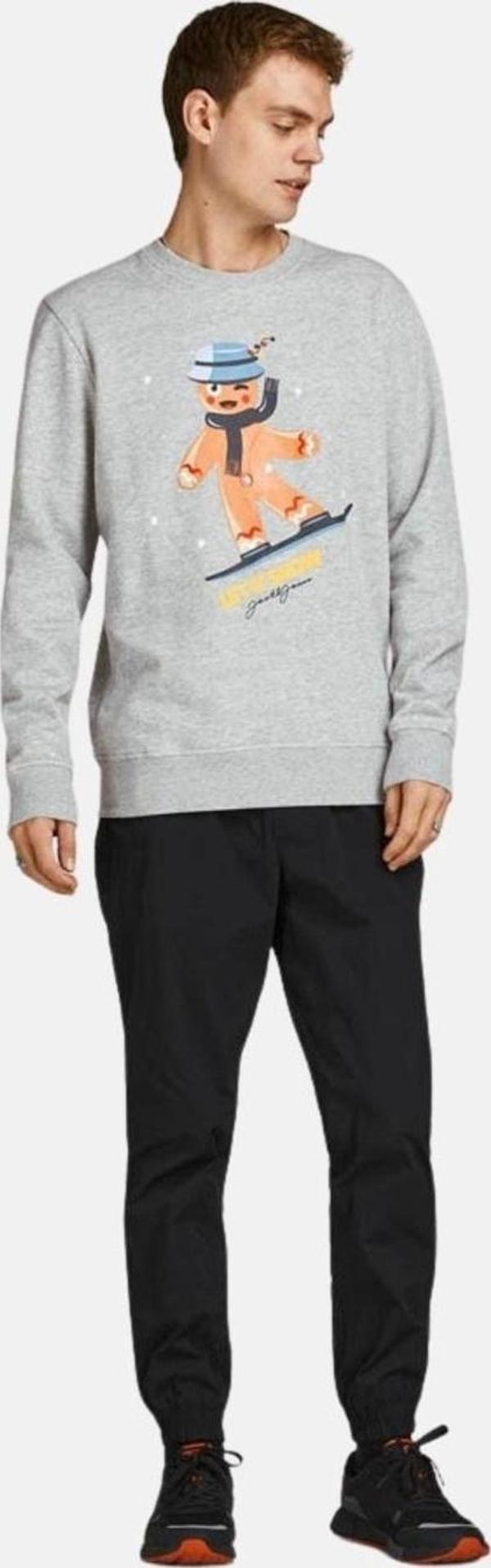 Jack&Jones ERKEK SWEATSHIRT 12198379-MELA - Image 1