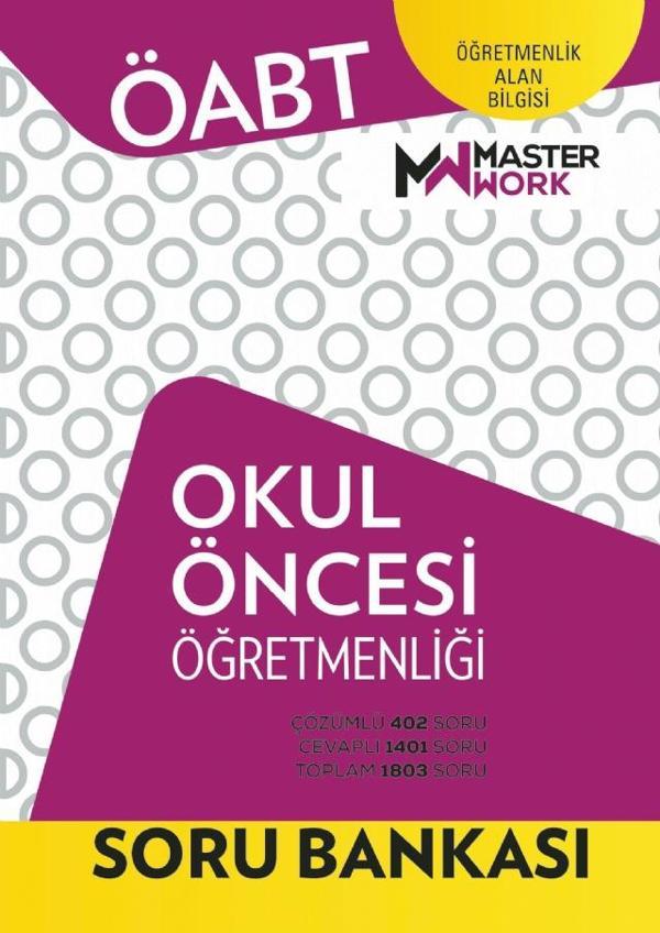 ÖABT - OKUL ÖNCESİ ÖĞRETMENLİĞİ - SORU BANKASI - Masterwork - Image 1