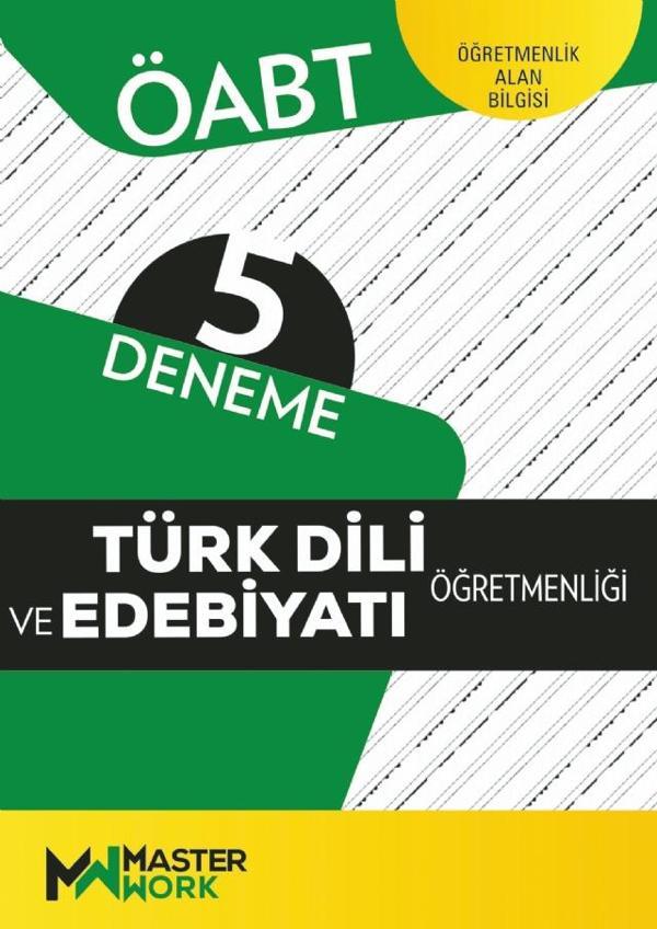 ÖABT - TÜRK DİLİ VE EDEBİYATI ÖĞRETMENLİĞİ - 5 Deneme - Masterwork - Image 1
