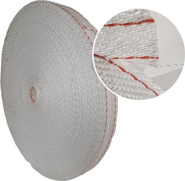 SERA KUŞAĞI FİDAN BAĞLAMA İPİ 4CM ENLİ 170 METRE UV KATKILI ÇOK AMAÇLI  POLYESTER  BRANDA SERA NAYLONU RÜZGARDAN KORUMA  - Image 1