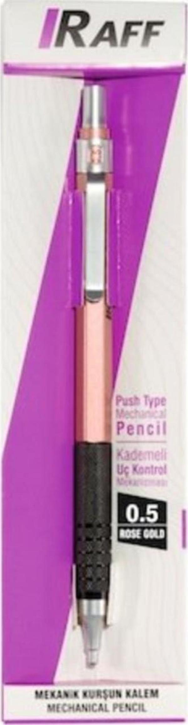 Penac Raff 53119 Versatil Kalem Metal Rose Gold 0.5 Mm - Image 1