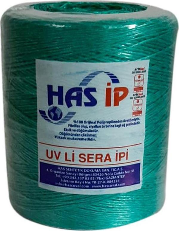 HAS SERA İPİ UV KATKILI 1800 METRE YEŞİL TARIM İPİ KLİPS İPİ FİBRİLİZE SERA İP - Image 1