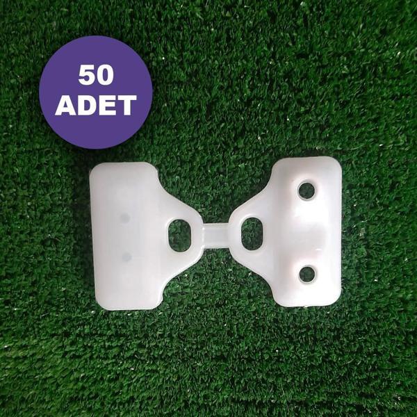 50 ADET SERA PERDE VE TÜL TUTTURUCU KLİPS GÖLGELEME KLİPSİ SABİTLEME KLİPSİ - Image 1