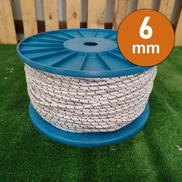 6 MM 250 METRE ÖRGÜ HALAT İSKOTA HALAT DENİZCİ TEKNE HALATI SALINCAK İP DAĞCI İP HALAT - Image 1