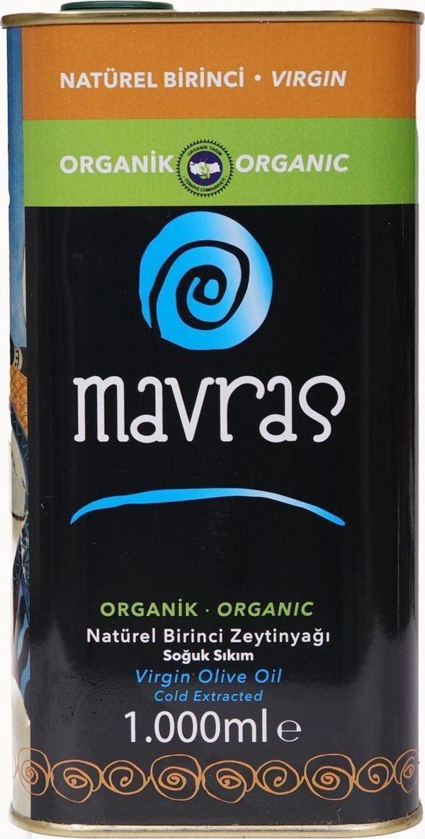 Mavras Organik Soğuk Sıkım Natürel Birinci Zeytinyağı 1 Lt - Image 1