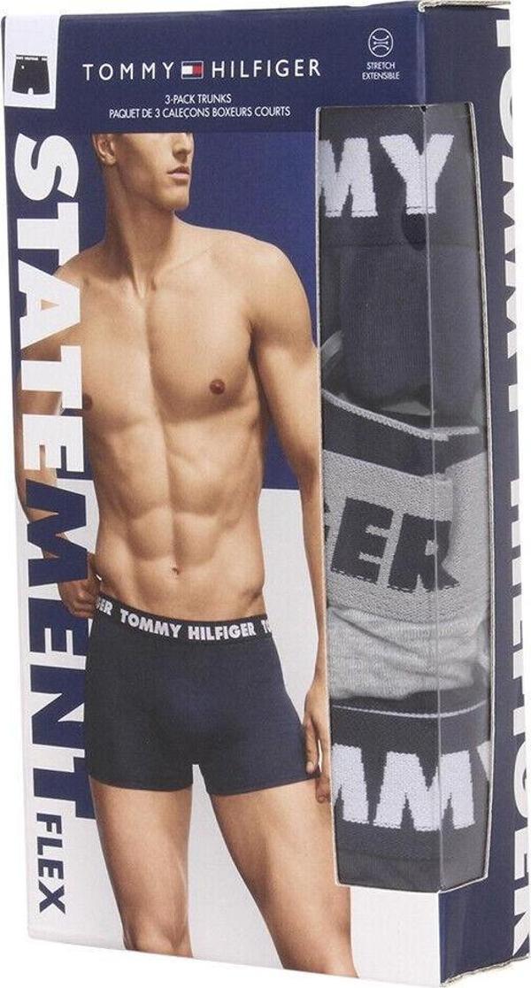 TOMMY HILFIGER STATEMENT FLEX ERKEK 3 LÜ BOXER 09T3798-410 - Image 1