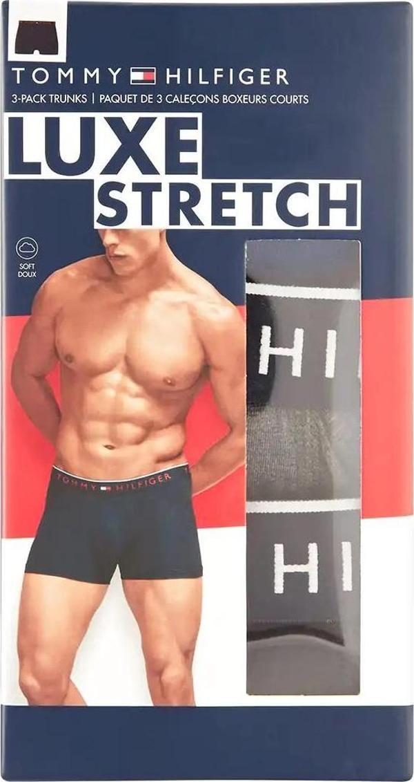 TOMMY HILFIGER LUXE STRETCH ERKEK 3 LÜ BOXER 09T4102-410 - Image 1
