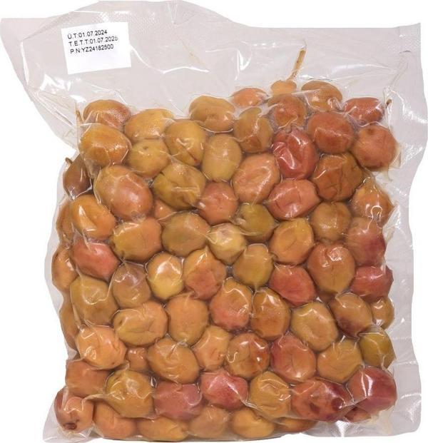Mavras Edremit Tipi Taze Kırma Yeşil Zeytin 500 G (Vakumlu) - Image 1