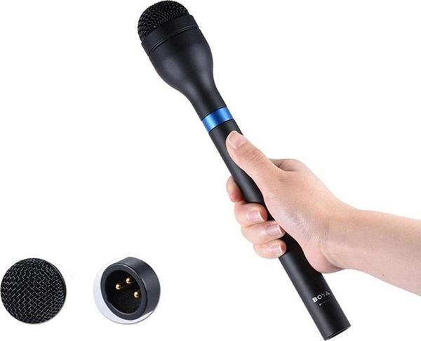Boya Uyumlu Dslr Fotoğraf Makinesi Için Dinamik El Mikrofonu By-Hm100 - Image 1