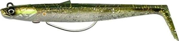 Savage Gear Sandeel V2 WL 11.5Cm 22gr Grn Slvr 2+1 - Image 1
